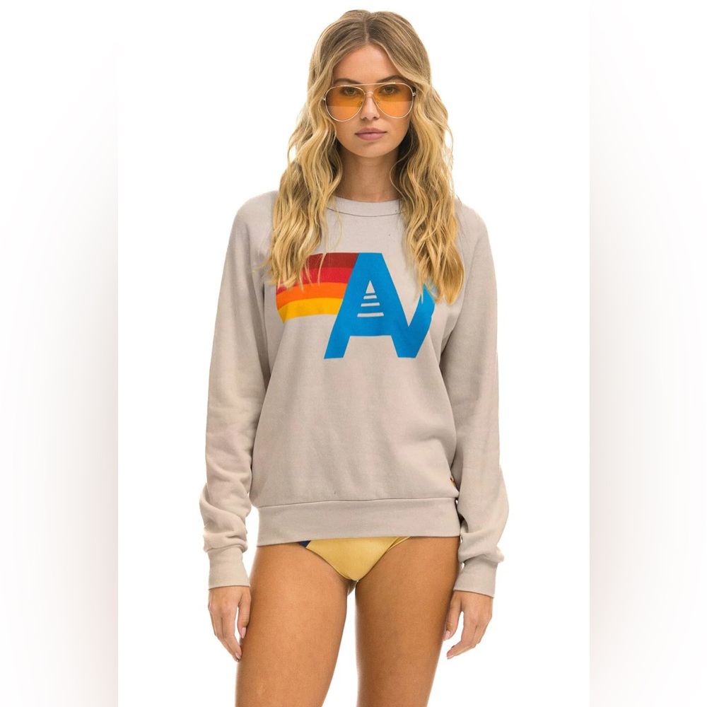 Aviator Nation Logo Sweatshirt - Sand (NWOT)